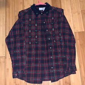 Christmas themed button up